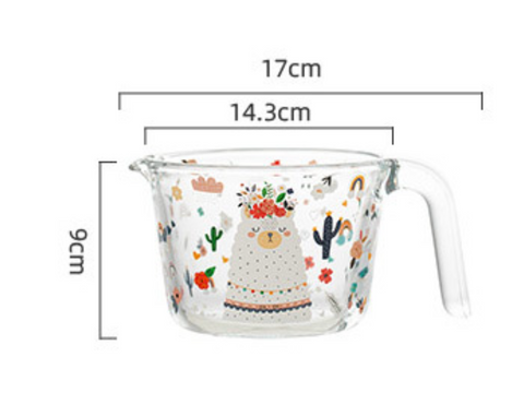 Cartoon Glass Measuring Cup