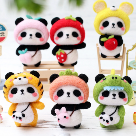 Panda Needle Felt Set