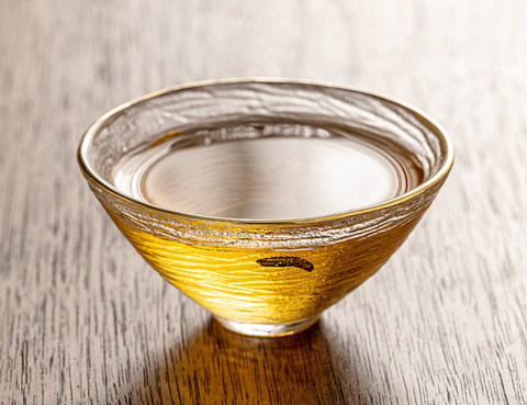 Japanese Gold Edge Glass Cup