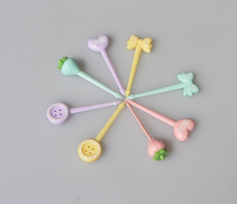 Super Cute Candey Color Bento Picks