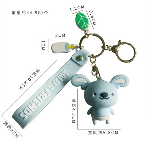 Saiji and Friends Keychain