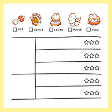 Jiyu Sugar Bear Note Paper