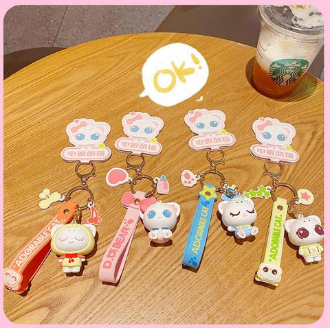 Adorable Cat Keychain