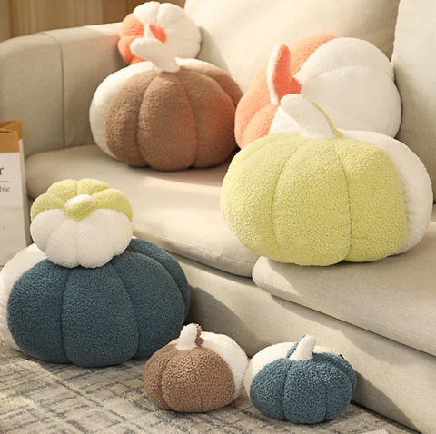 Half Pumpkin Plush Cushion 40cm
