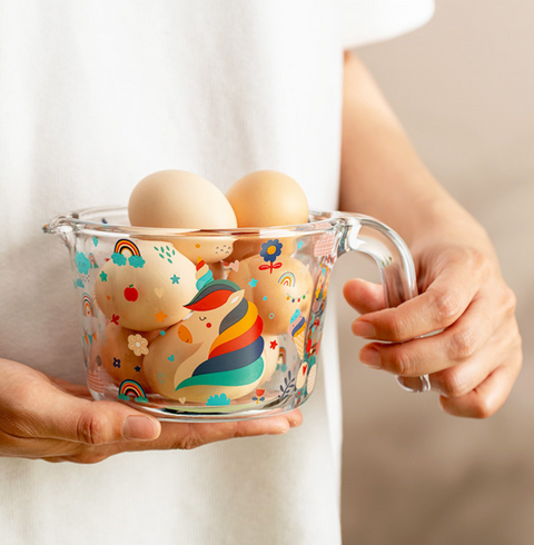 Cartoon Glass Measuring Cup
