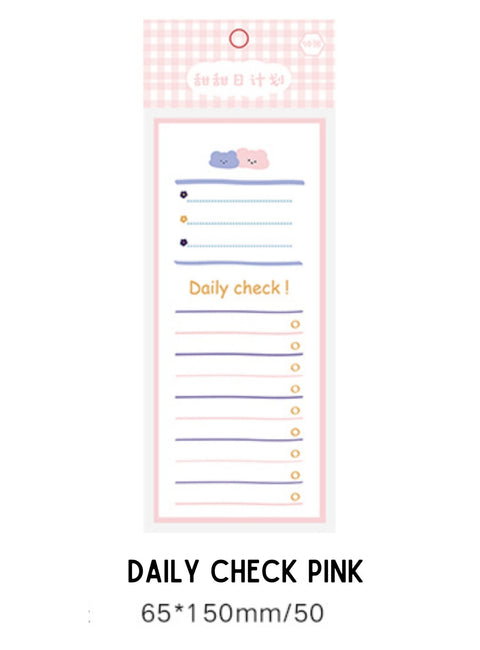 Jiyu Bright Memo Pads