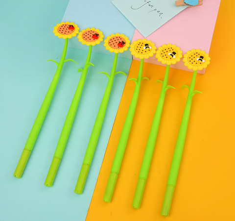 Bee Sunflower Gel Ink Pen 0.5mm