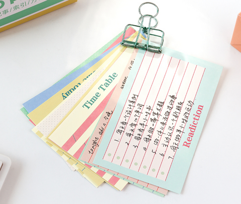 Memo Paper Cards