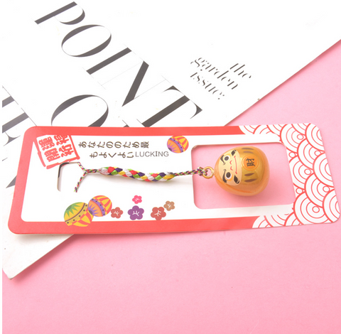 Asakusa Daruma Water Bell Charm