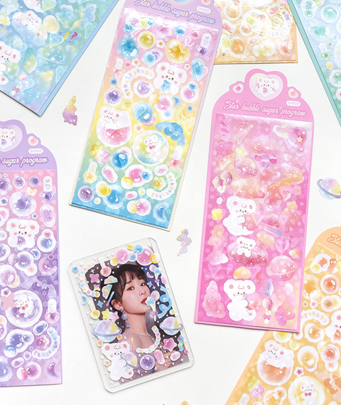 Jiyu Star Bubble Sugar Stickers