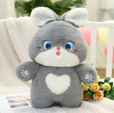 Bright Eye Heart Rabbit Plush 23cm