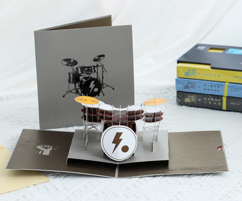 Pop Out Card Drums