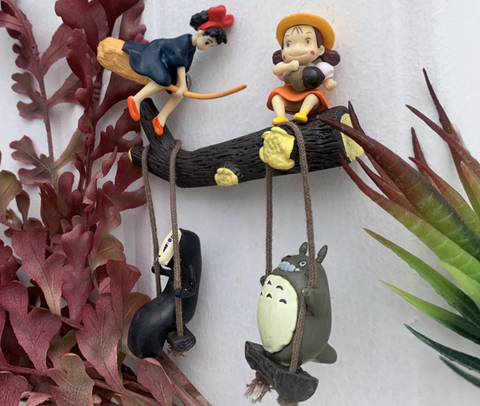Studio Ghibli Kiki and Friends Statues