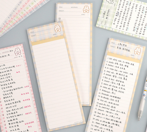 B5 Half Memo Pad
