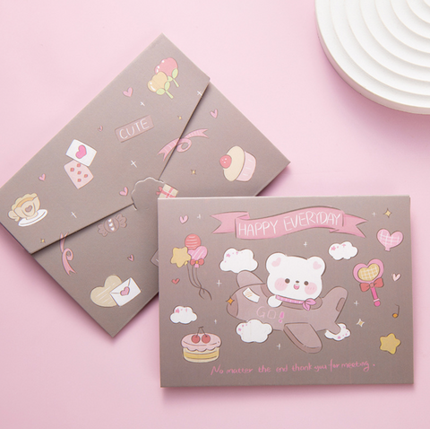 Three Fold Rabbit Card