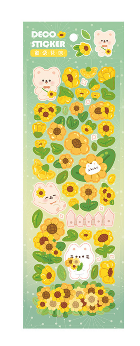 Jiyu Sparkle Bear Stickers