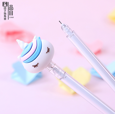 Cute Unicorn Black Gel Ink Pen 0.5mm