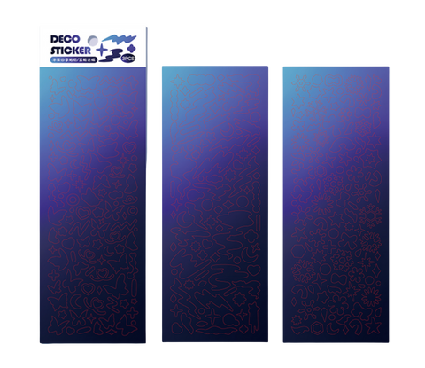 Jiyu Gradient Shape Stickers