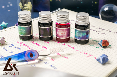 Planet Glass Dip Pen Set