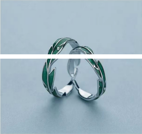 Green Leaf Ring