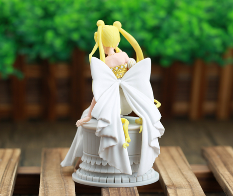 Princess Serenity on White Column Statue