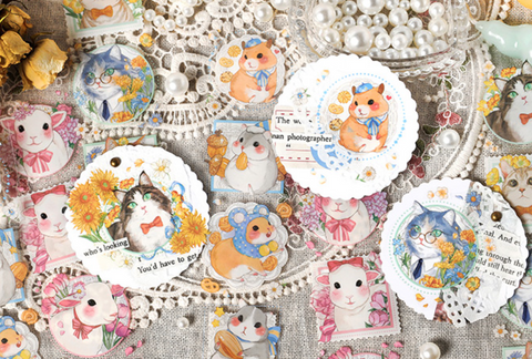 Infeel.me PET Collage Stickers
