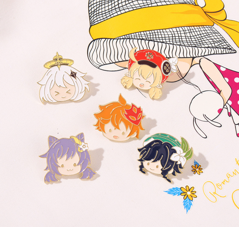 Genshin Impact Cute Pins