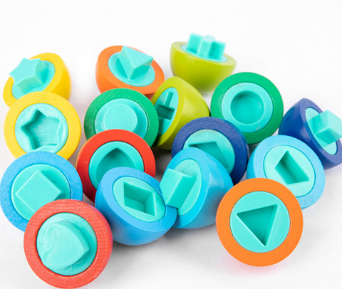 Colorful Egg Puzzles 8pcs