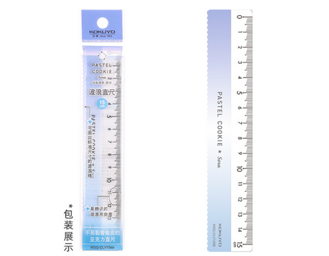 Kokuyo Campus Pastel Cookie Ruler 15cm