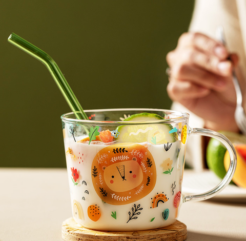Cartoon Glass Mug