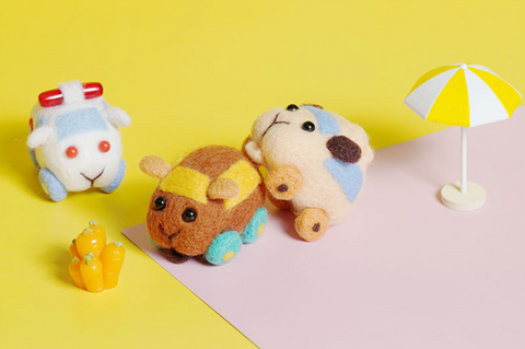 Pui Pui Molcar Needle Felt Set