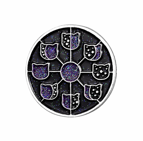 Waning Moon Pin