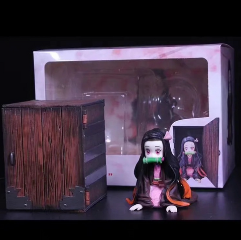 Demon Slayer Nezuko in Cupboard Statue 9cm