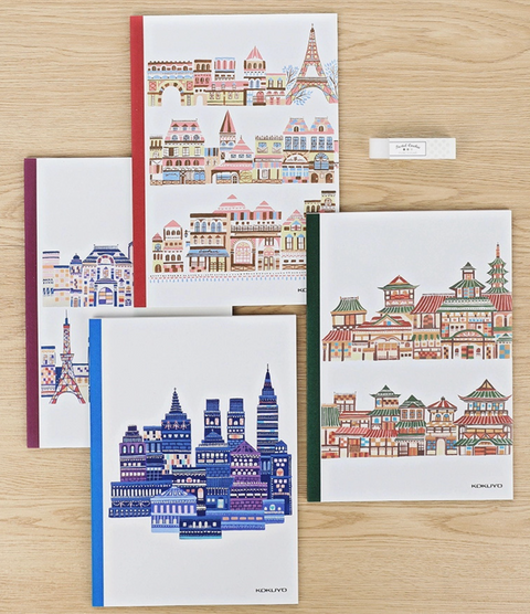 KOKUYO Colorful Street Lined Notebook B5 40pg