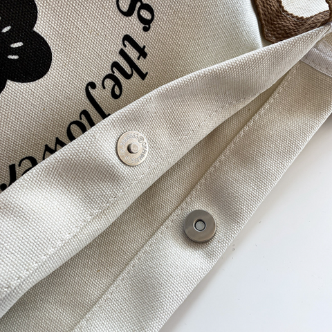 Flowers Canvas Tote