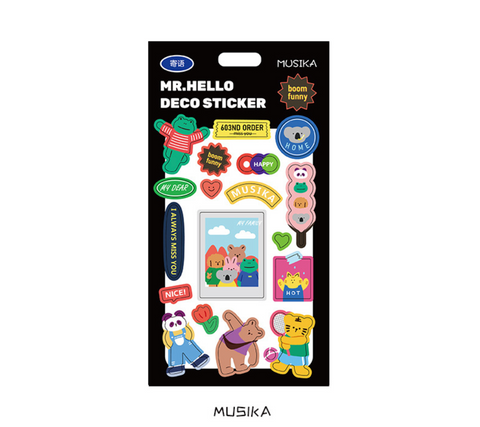 Mr. Hello Deco Stickers