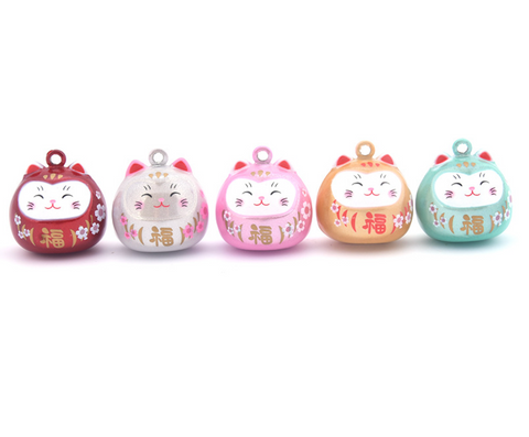 Dreamy Lucky Cat Water Piano Bell