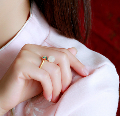 White Jade Ring