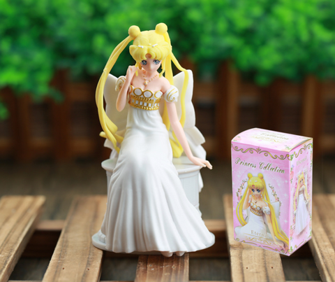 Princess Serenity on White Column Statue