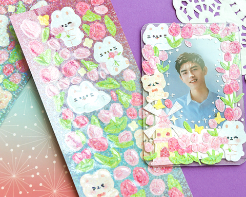 Jiyu Sparkle Bear Stickers