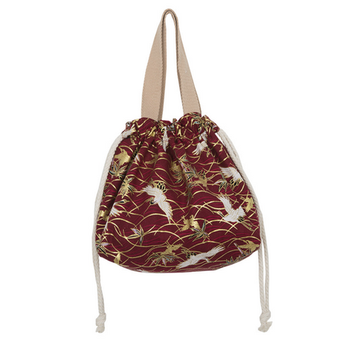 Drawstring Canvas Tote