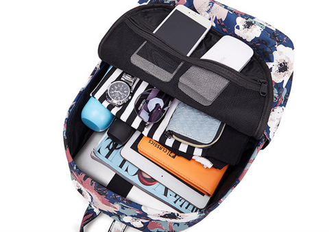 Watercolor Flower Backpack