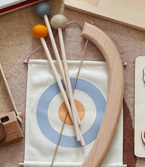 Arrow and Wood Bow