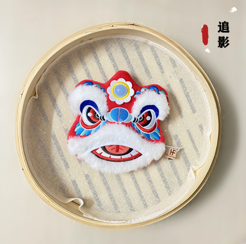 Chinese Lion Plush Purse Bag