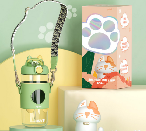 Totor Cat Ear Water Bottle 650ml