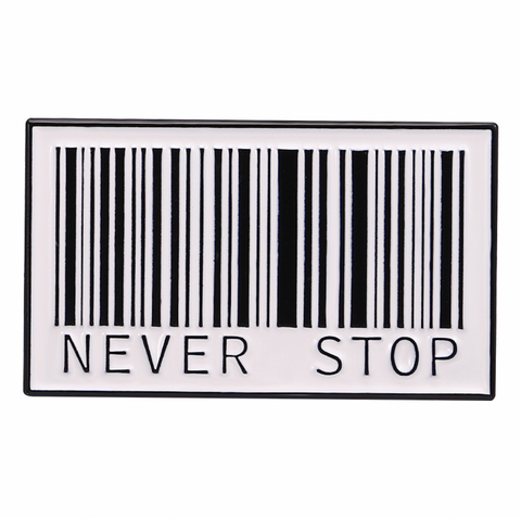 Never Stop Pins