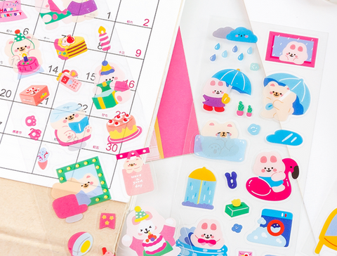 Jiyu Jelly Bear Stickers