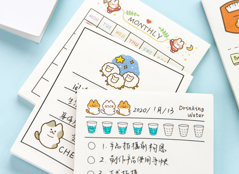 Jiyu Sugar Bear Note Paper