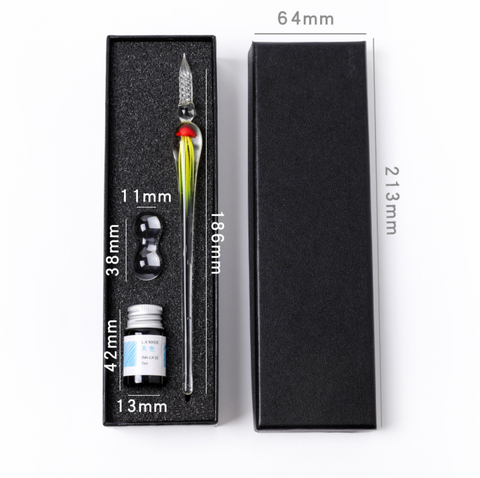 Jellyfish Glass Dip Pen Set
