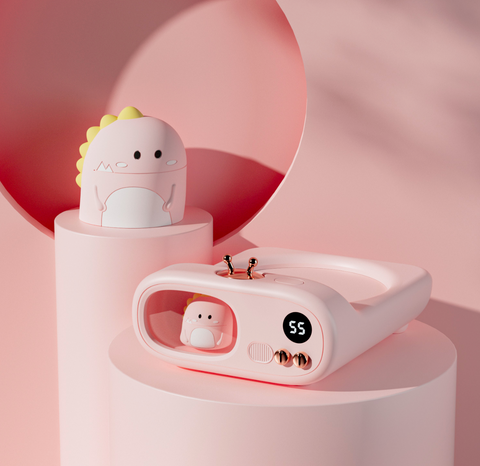 Dino Mug Warmer - Pink